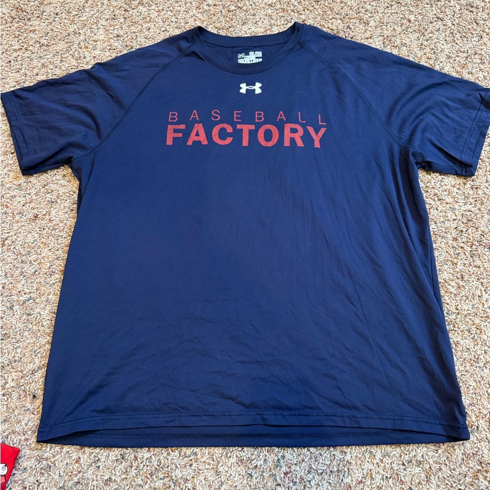 Under Armour Men’s Navy Short-Sleeve 'Baseball Factory' Graphic Tee